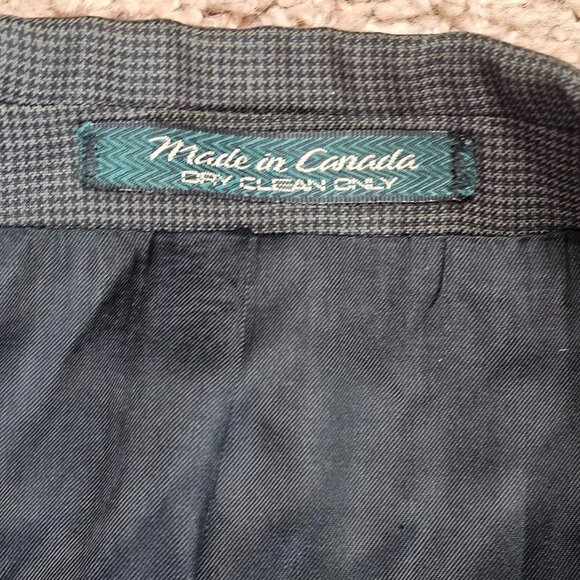 Vintage Brandini for Foley's Blazer Mens 44R Double Breasted Wool Sport Coat - Picture 5 of 12
